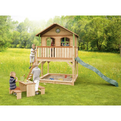 Dječja vrtna kućica Marc sa toboganom Dječja vrtna kućica Marc sa toboganom