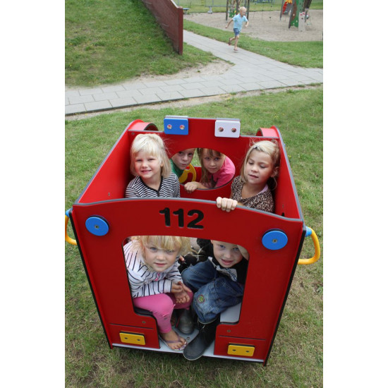 Mini fire engine playhouse
