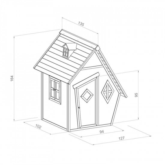 Dječja kućica Cabin za vrt