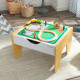 2-in-1 Activity Table with Board - Gray & Natural