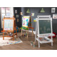 Deluxe Wooden Easel - White Deluxe Wooden Easel - White