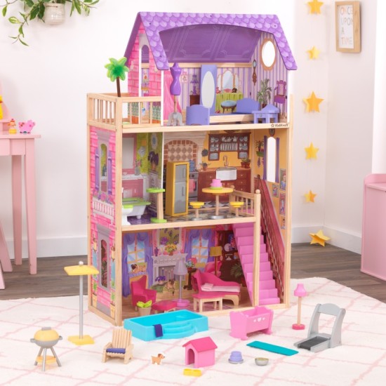 Patio & Pool Dollhouse Set Patio & Pool Dollhouse Set