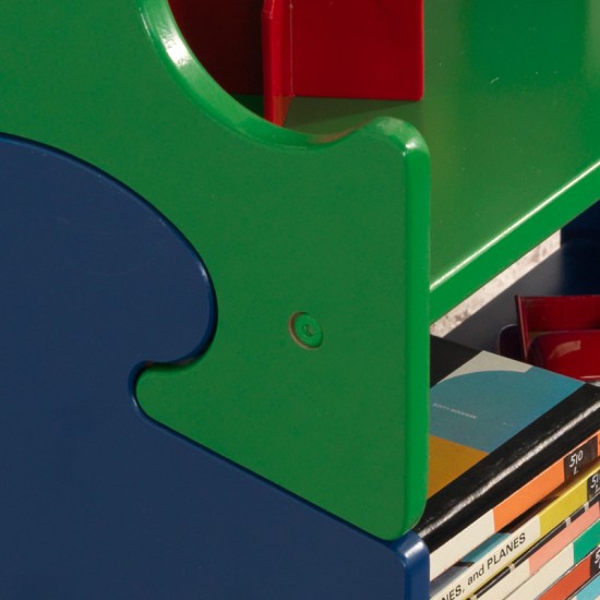Puzzle Bookshelf multicolor