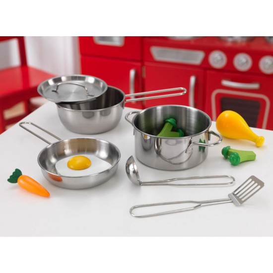 Deluxe Cookware Set with Food