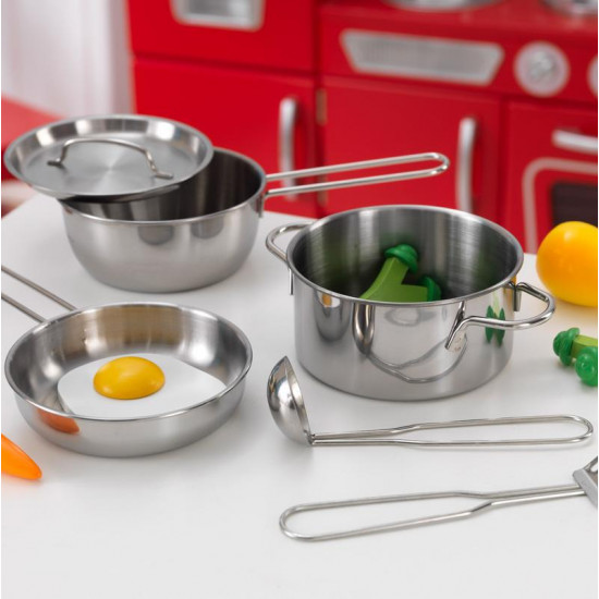 Deluxe Cookware Set with Food