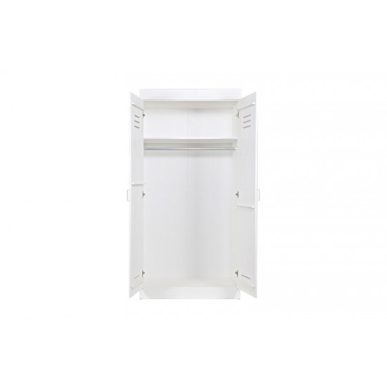 Connect basic locker cabinet 2-doors white [fsc]