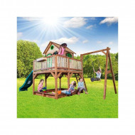 Dečija vrtna kućica Liam sa ljuljačkom i toboganom