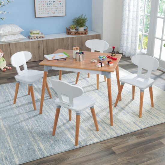 Mid-Century Kid™ Toddler Table & 4 Chair Set