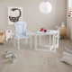 Plus White With Grey Stars Highchair