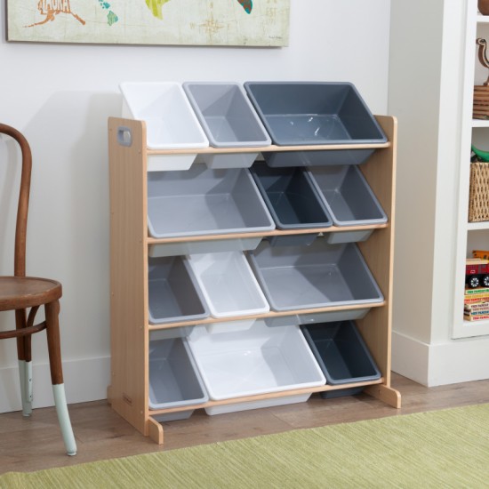 Sort It & Store it Bin Unit - Gray & Natural Sort It & Store it Bin Unit - Gray & Natural