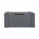 Dennis storage box steel grey brushed Dennis storage box steel grey brushed